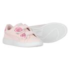 Girls Pink Logo Trainers, 1, hi-res