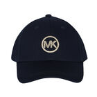 Girls Navy Logo Cap, 1, hi-res