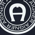 تيشيرت أولاد بالشعار باللون الكحلى, 2, hi-res