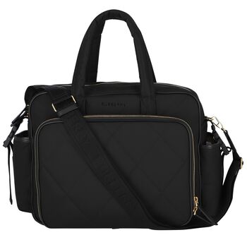 Black Logo Baby Changing Bag