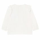 Younger Girls Ivory Top, 2, hi-res