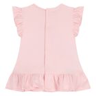 Baby Girls Pink Floral Shorts Set, 1, hi-res
