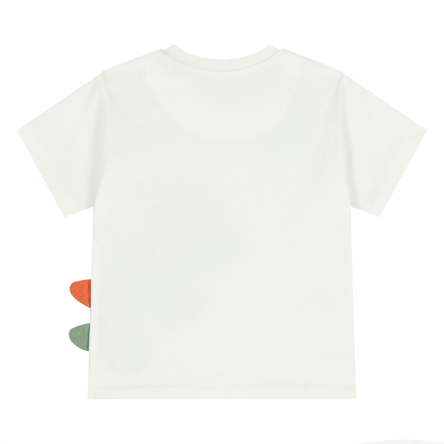 طقم شورت أولاد باللون الأبيض والبرتقالي, 1, hi-res