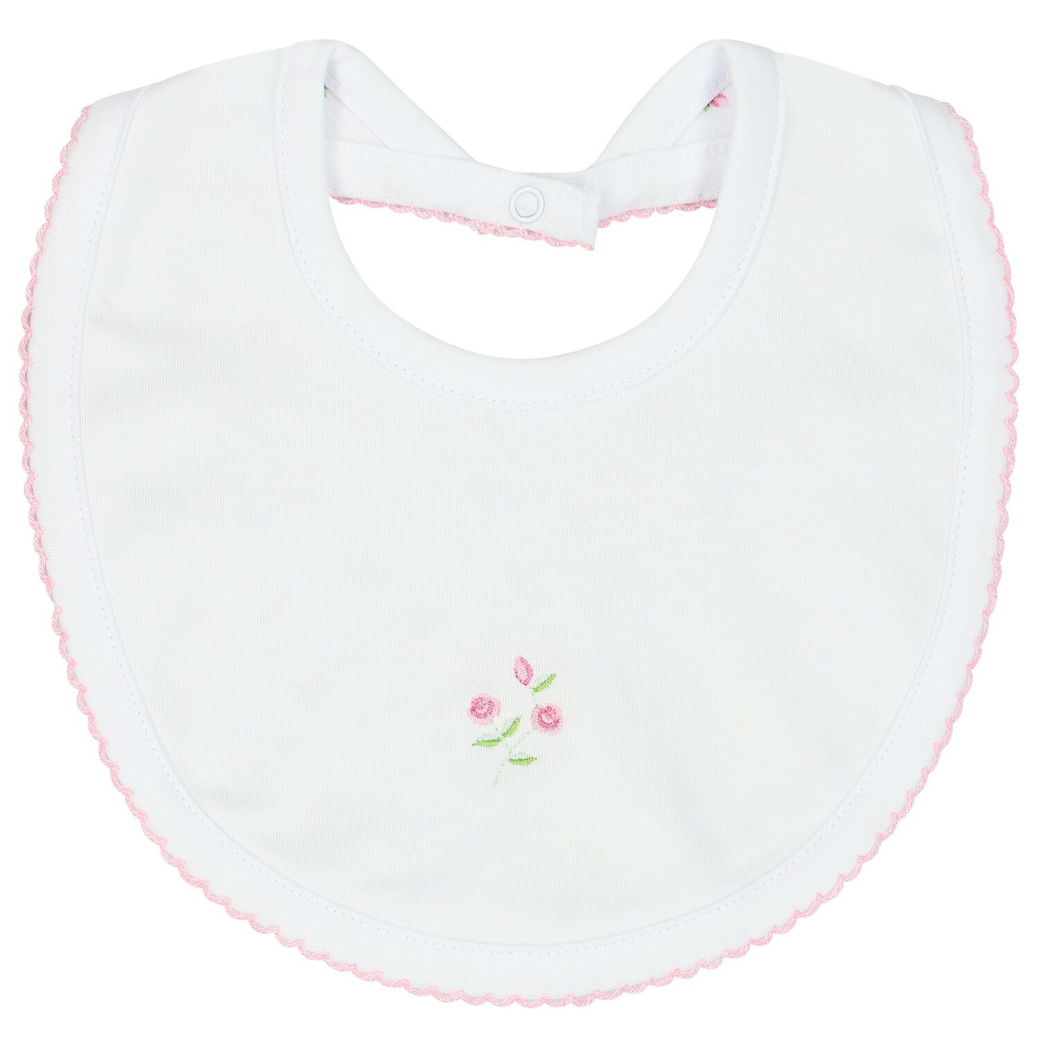 Baby Girls White & Pink Roses Babygrow Gift Set, 1, hi-res image number null