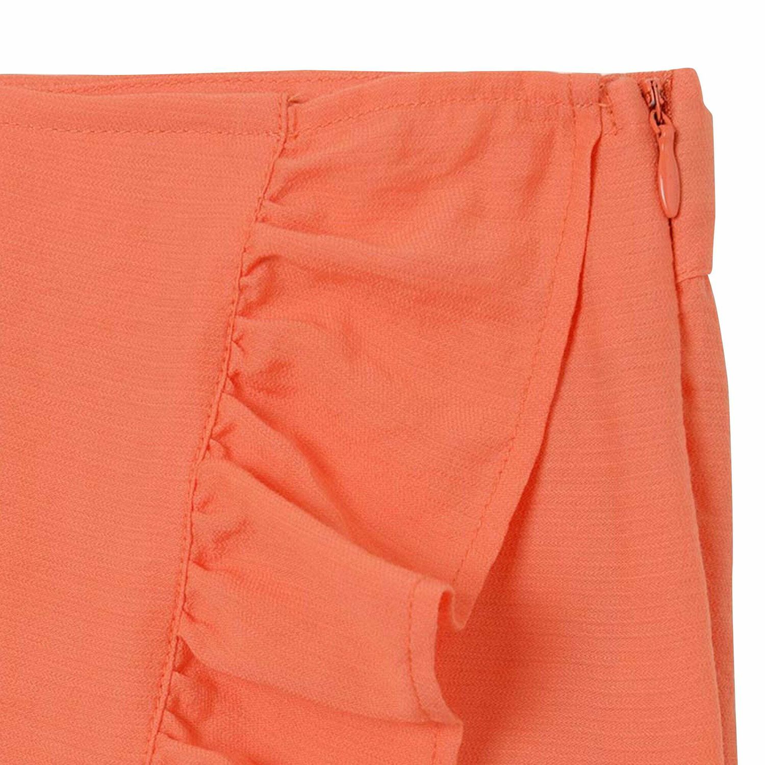 Girls Orange Skort, 1, hi-res image number null