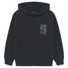 Boys Grey Hooded Top, 2, hi-res