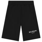 Black Logo Shorts, 2, hi-res