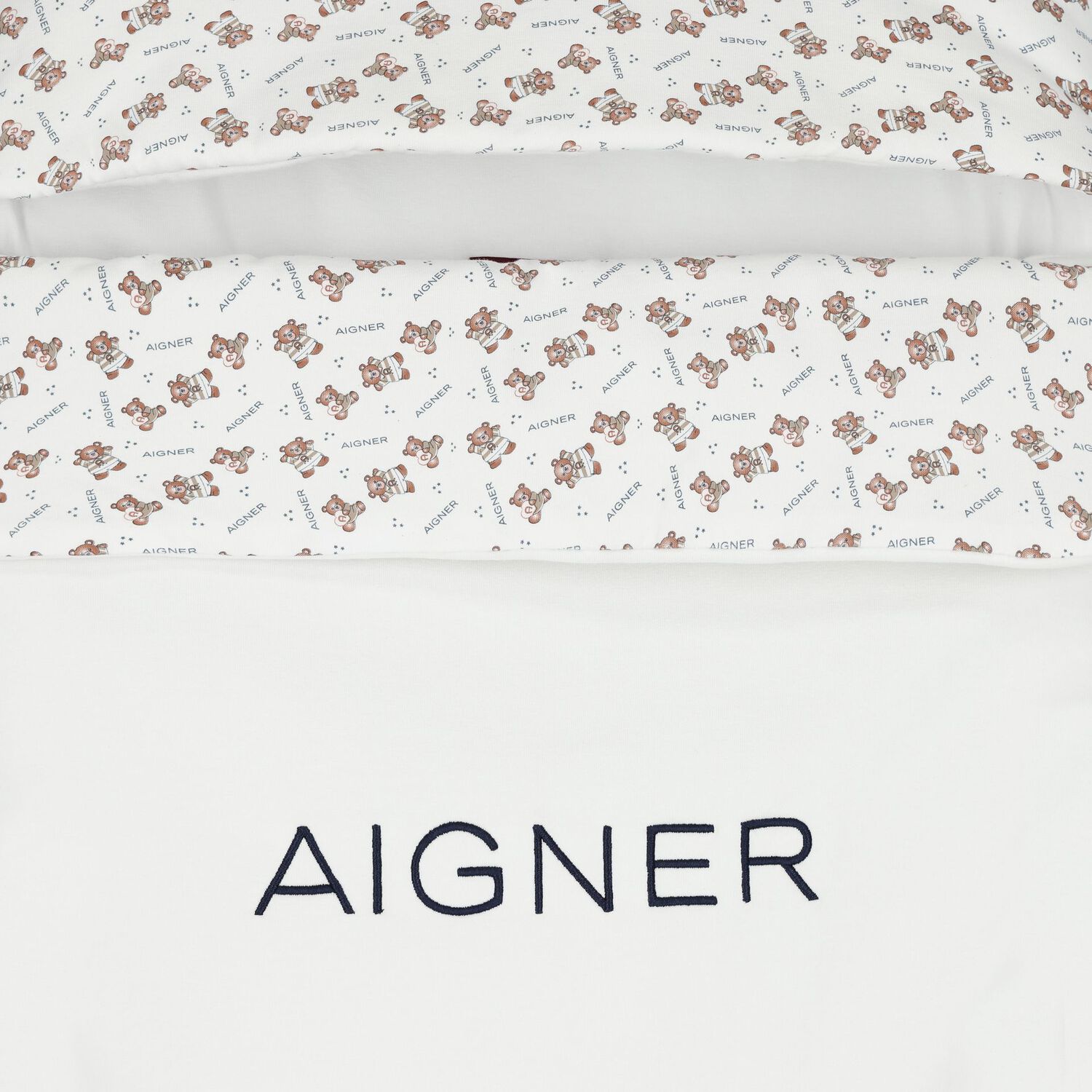 مدس بشعار تيدي باللون الأبيض للأطفال , 3, hi-res