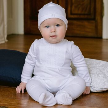 Baby White Babygrow Set
