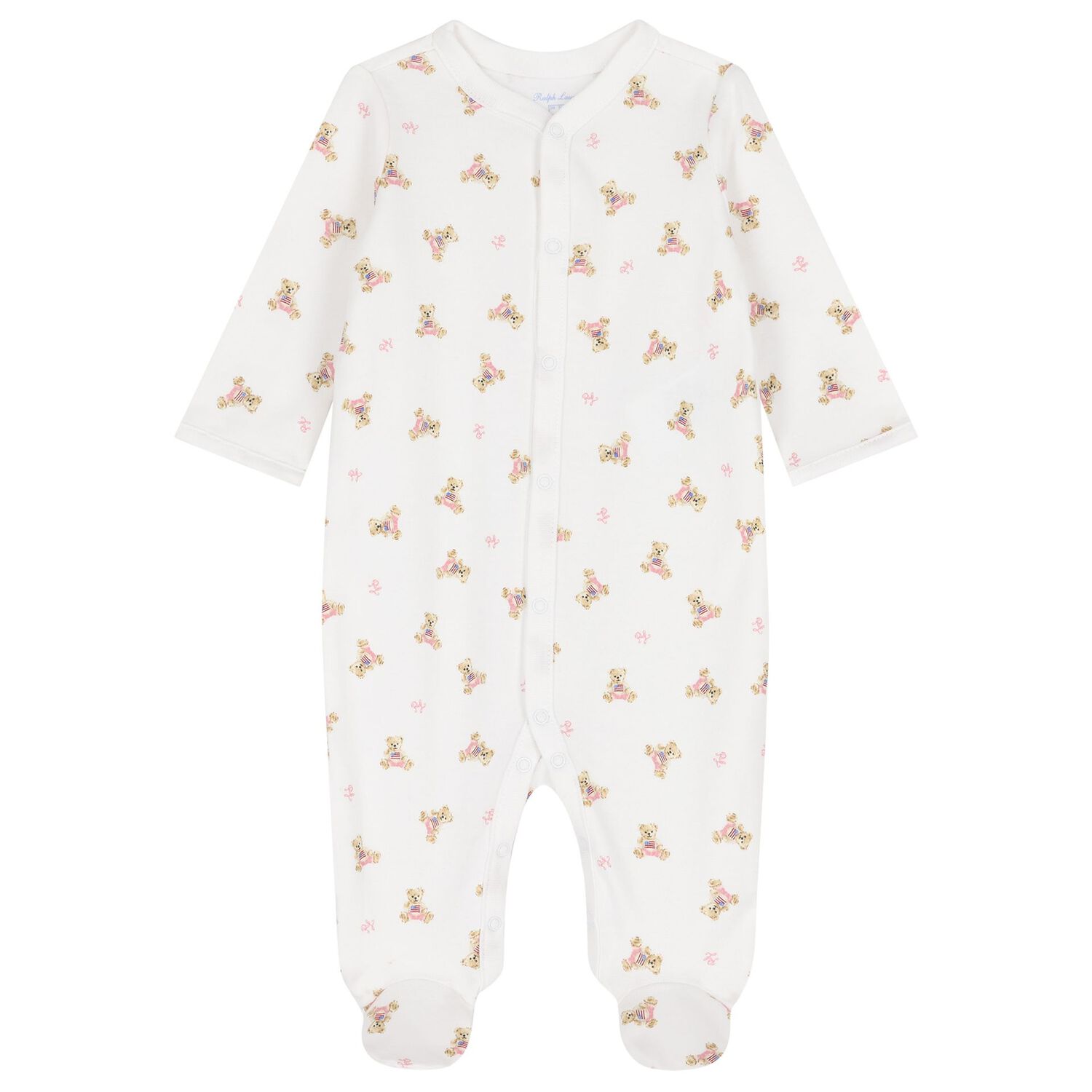 Baby Girls Pink & White Babygrow Gift Set, 1, hi-res