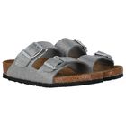 Girls Sparkling Silver Arizona Sandals, 1, hi-res