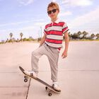 Boys Beige Joggers, 1, hi-res