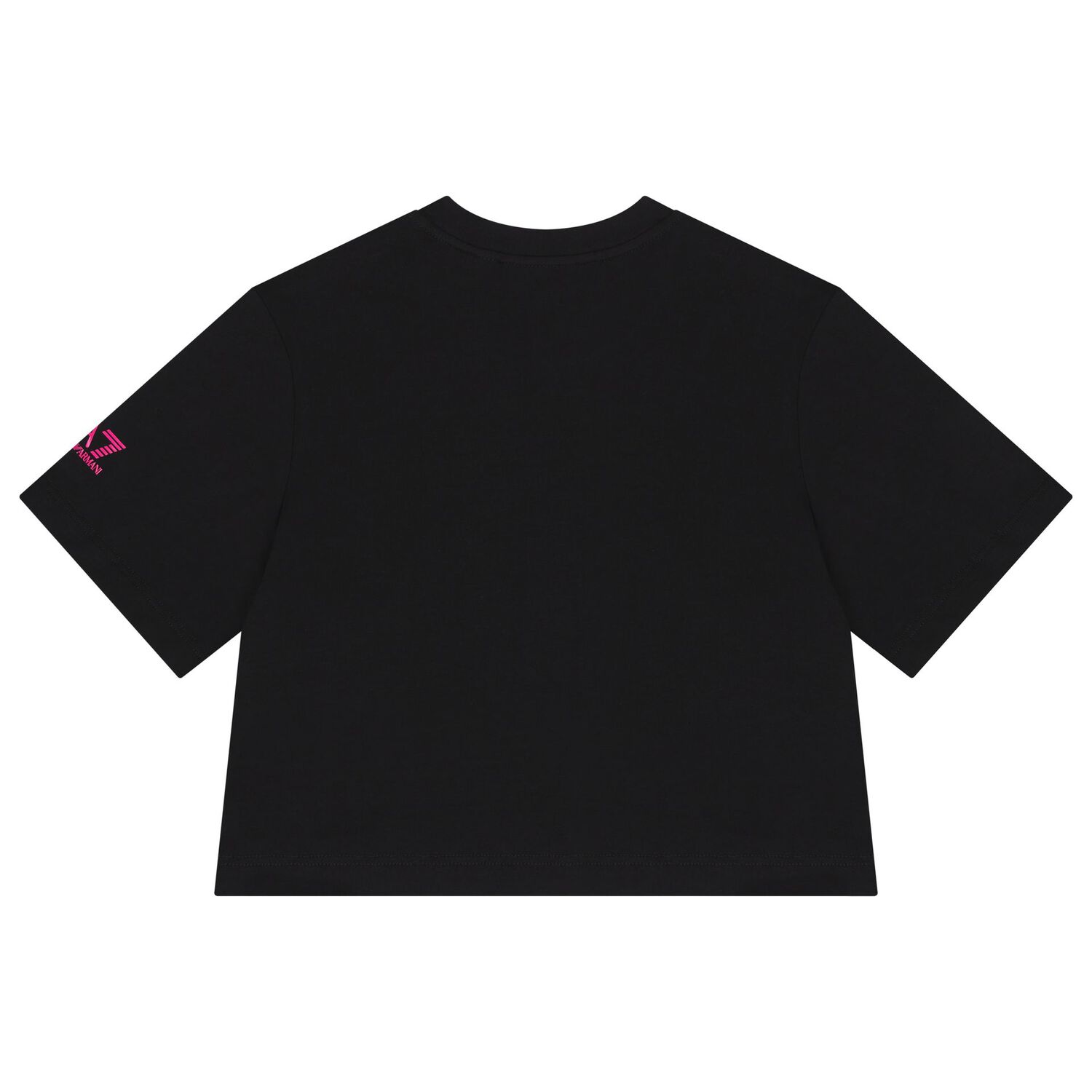 Girls Black Logo T-Shirt, 1, hi-res
