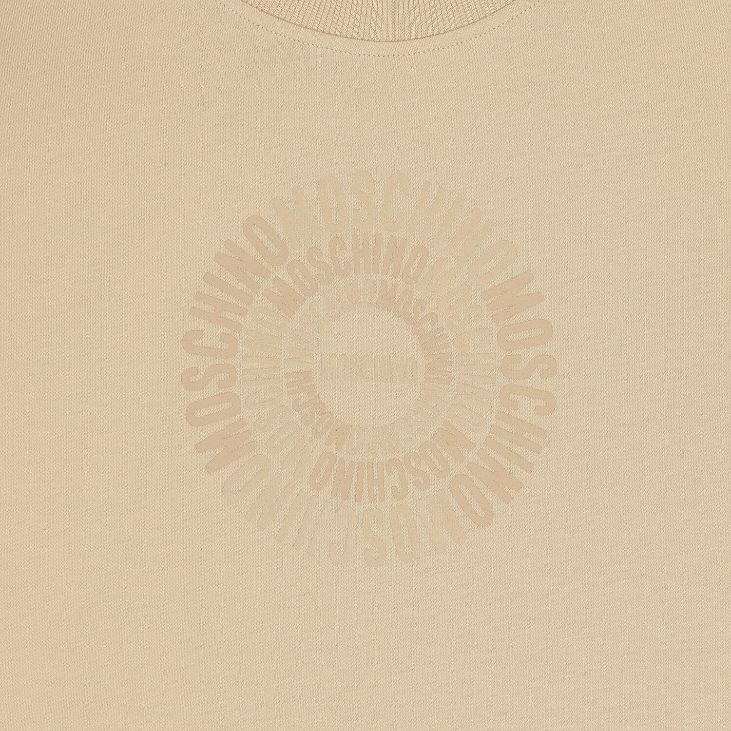 Boys Beige Logo Shorts Set, 2, hi-res