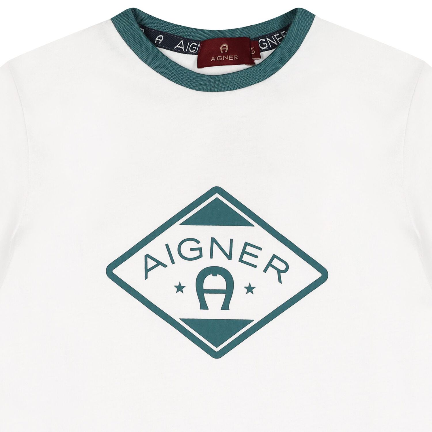 Boys White Logo T-Shirt, 1, hi-res