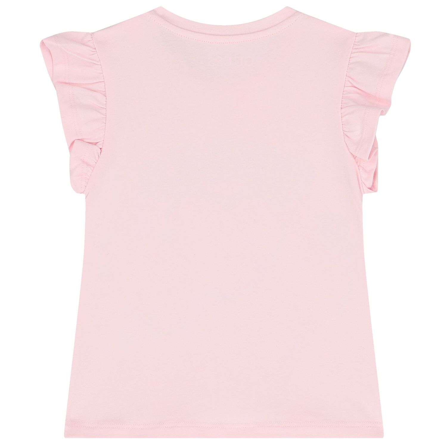 طقم تنورة بنات بالشعار باللون الوردي, 1, hi-res