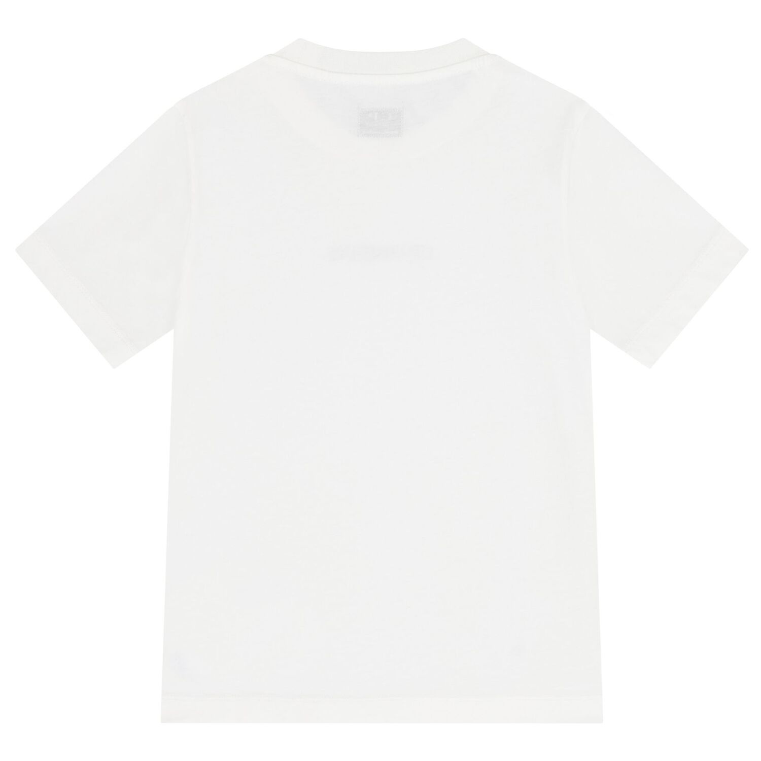 Boys White Logo T-Shirt, 1, hi-res
