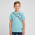 Boys Blue Logo T-Shirt, 4, hi-res