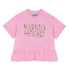 طقم ليغنز بنات بالشعار باللون الوردي والعاجي, 1, hi-res