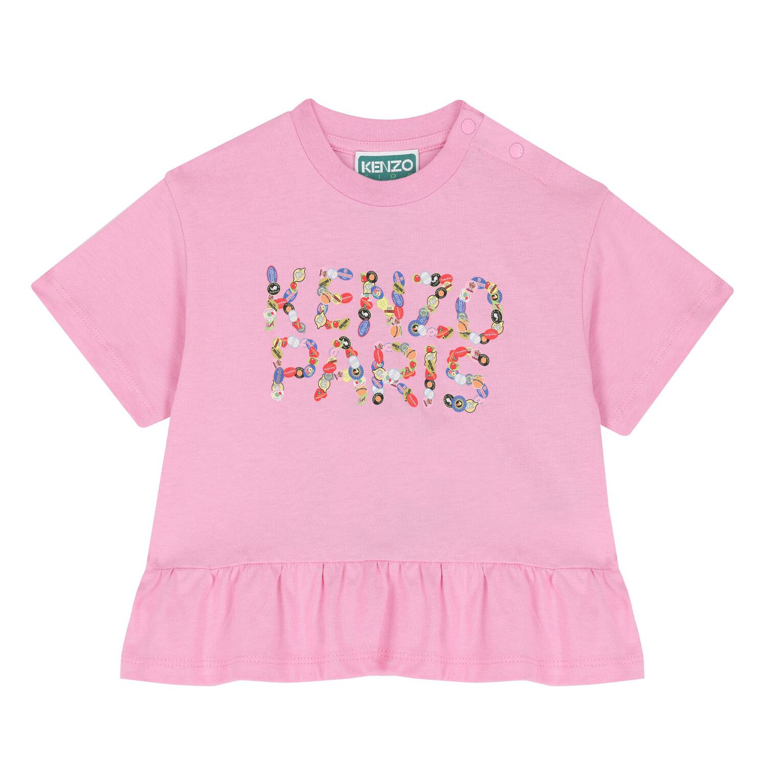 طقم ليغنز بنات بالشعار باللون الوردي والعاجي, 1, hi-res