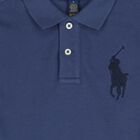 Boys Navy Blue Logo Polo Shirt, 1, hi-res