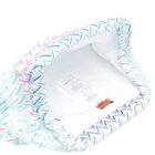 حقيبة مزينة بشعار متعرج باللونين الازرق و الابيض للبنات , 2, hi-res