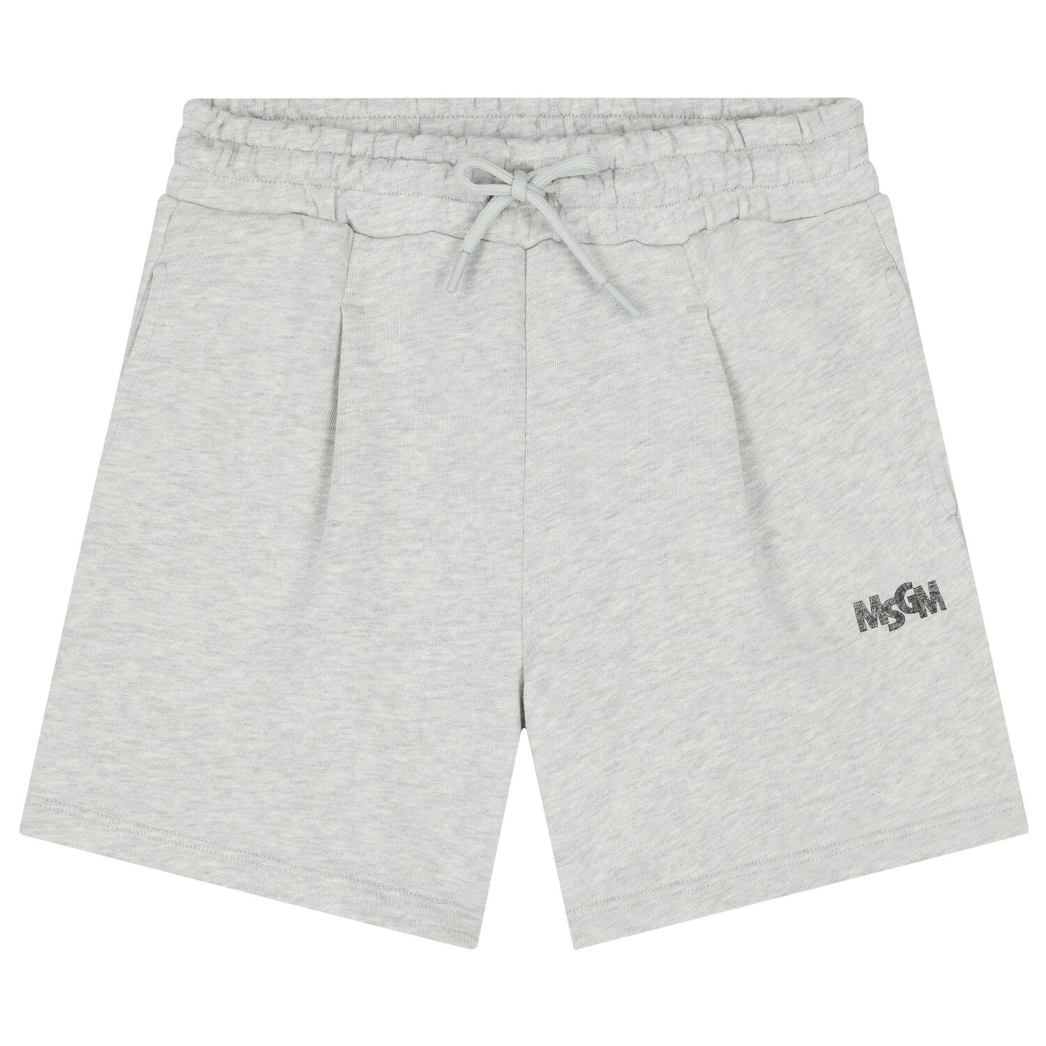 Boys Grey Logo Shorts, 1, hi-res