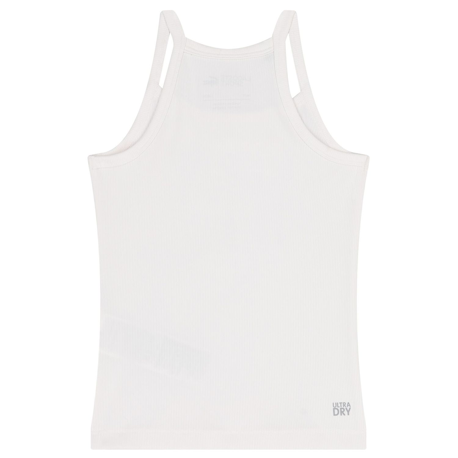 Girls White Logo Sleeveless Top, 1, hi-res
