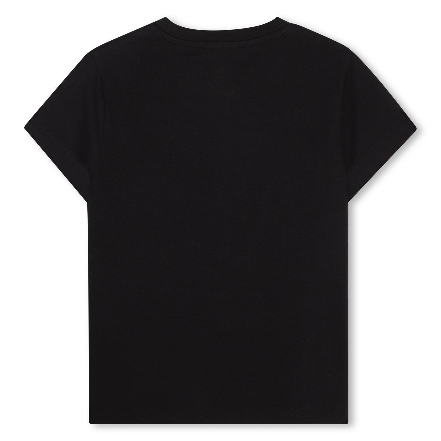 Girls Black Logo T-Shirt, 1, hi-res