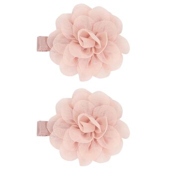 Girls Pink Flower Hairclips ( 2-Pack )