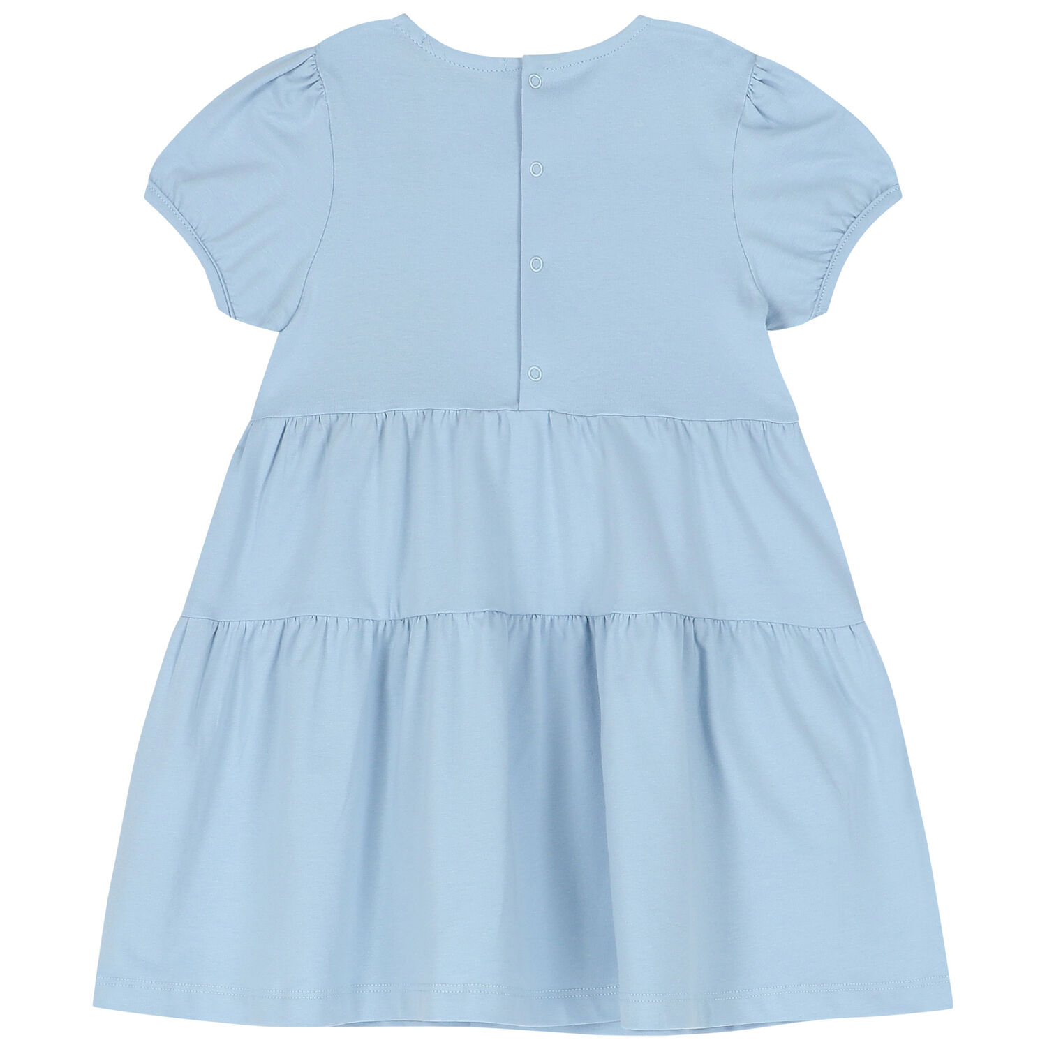 فستان بالشعار باللون الأزرق , 2, hi-res