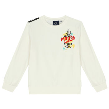 Ivory Mickey Mouse Sweatshirt