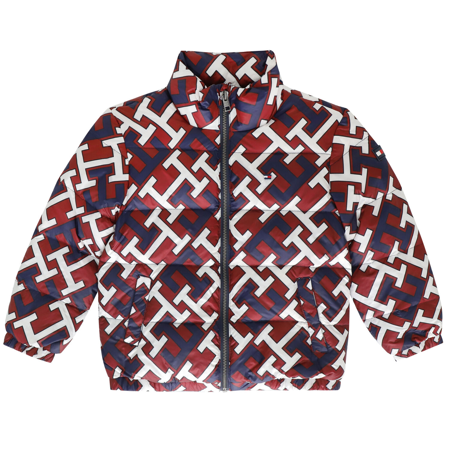 Red Logo Puffer Jacket, 1, hi-res image number null