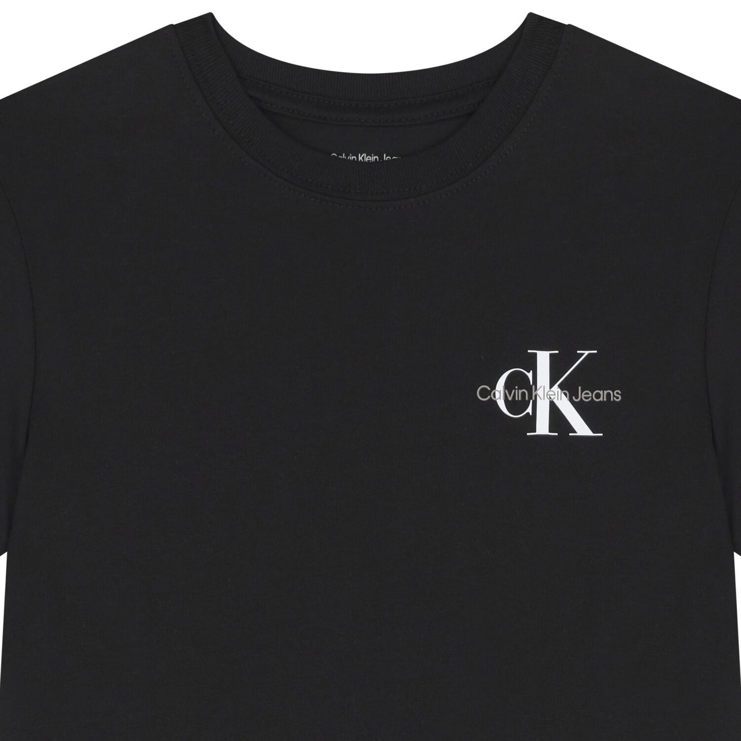 تي شيرت أسود بشعار للأولاد, 2, hi-res