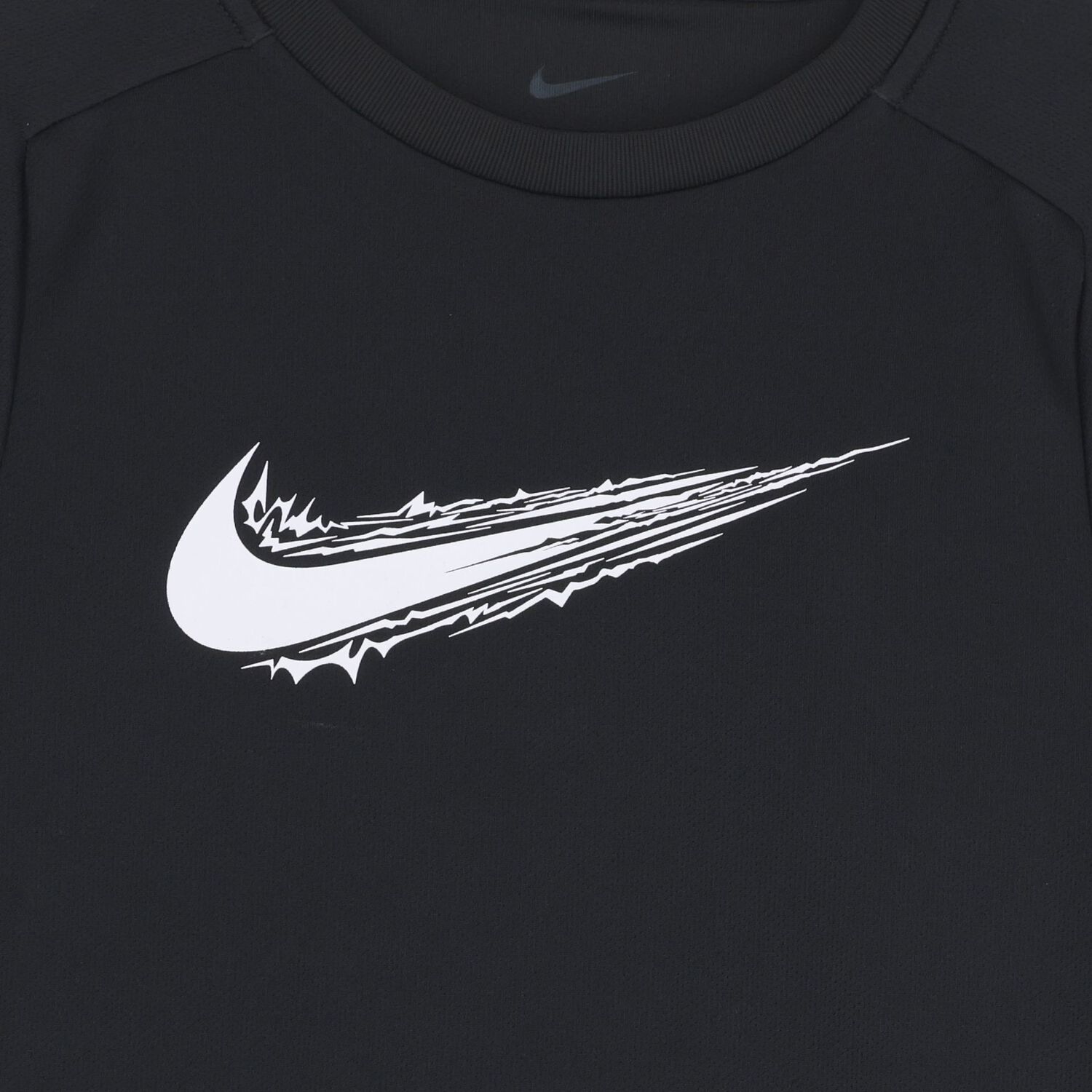 تيشيرت اولاد بالشعار باللون الاسود , 1, hi-res