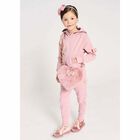 حقيبة يد قلب من الفرو باللون الوردى, 1, hi-res