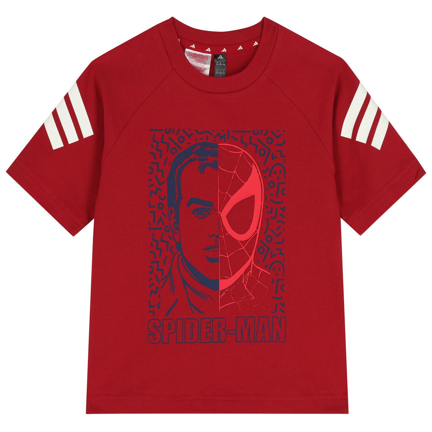 Boys Red & Navy Blue Marvel Shorts Set, 1, hi-res