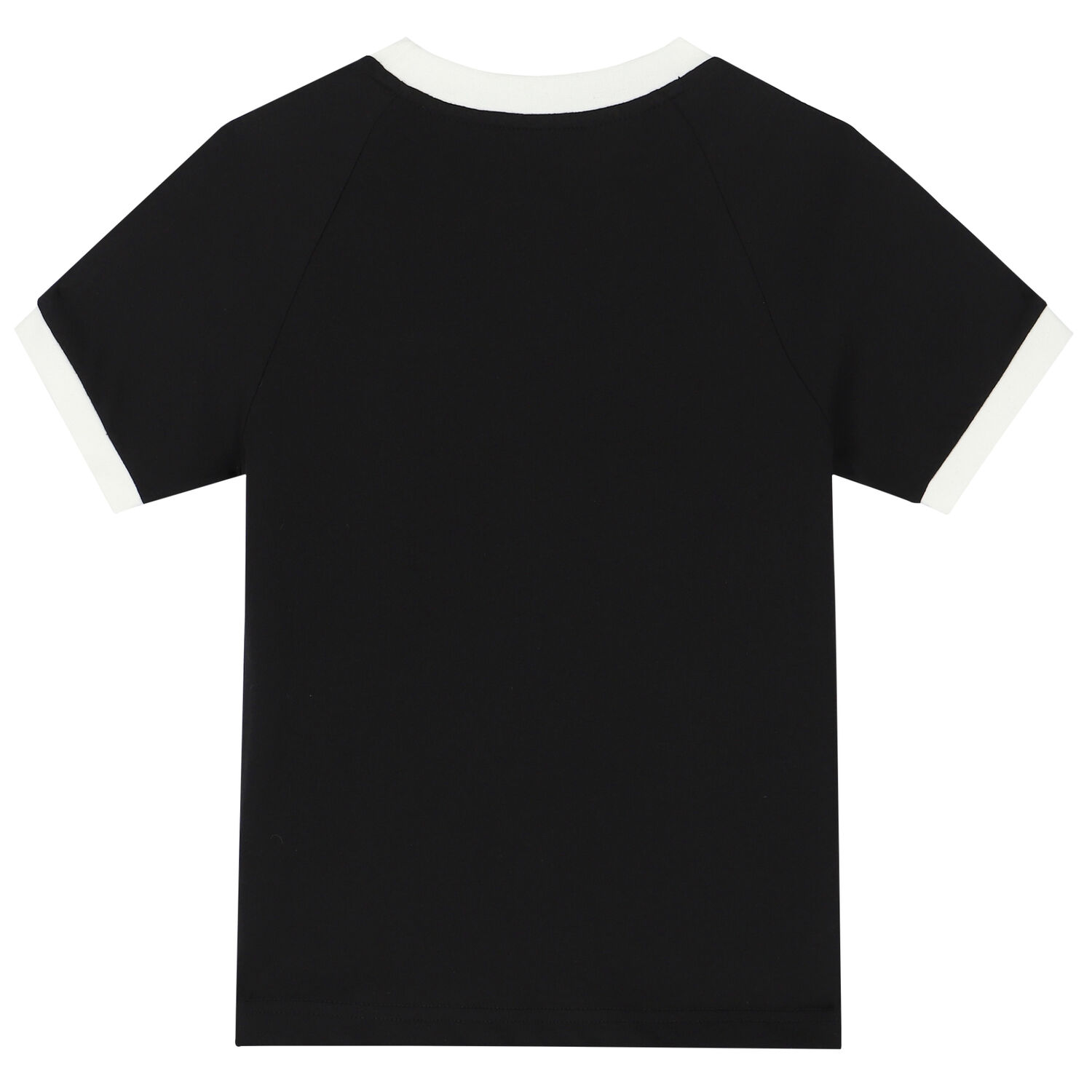 Black 3-Stripes Logo T-Shirt, 1, hi-res image number null