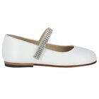 حذاء بنات كريستال باللون الأبيض, 5, hi-res