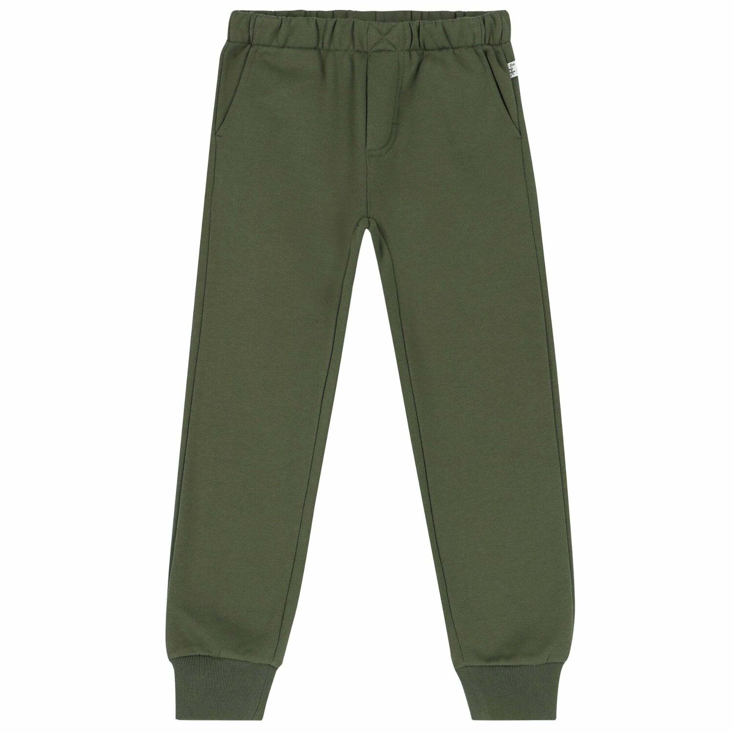Boys Green Cotton Joggers, 1, hi-res image number null