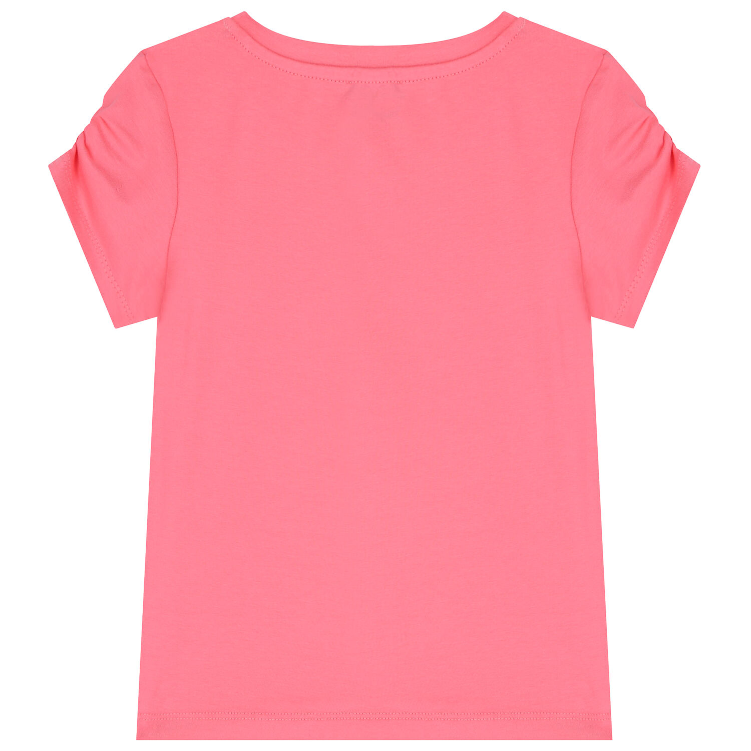 Girls Pink Teddy Bear Logo T-Shirt, 2, hi-res