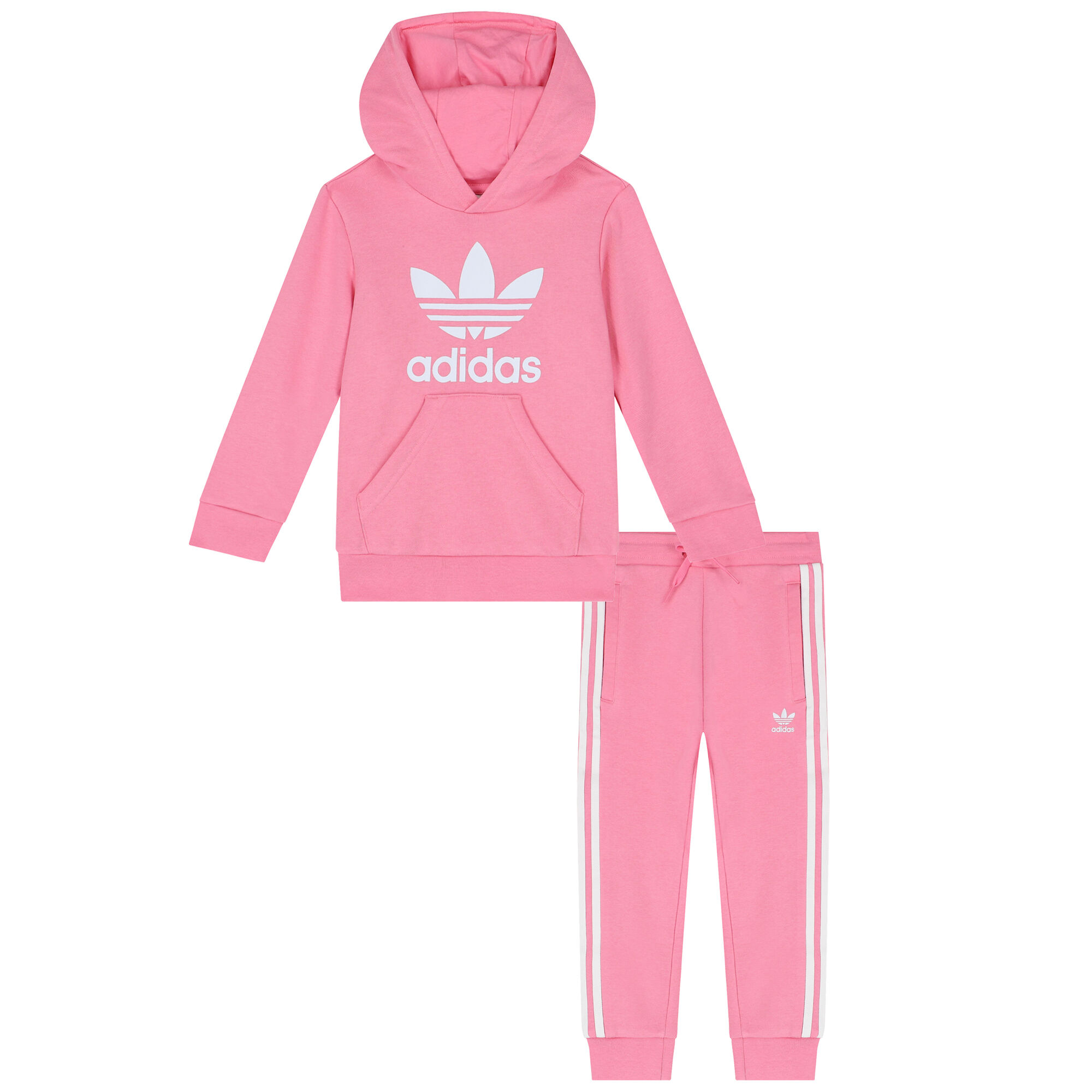 pink adidas tracksuit kids