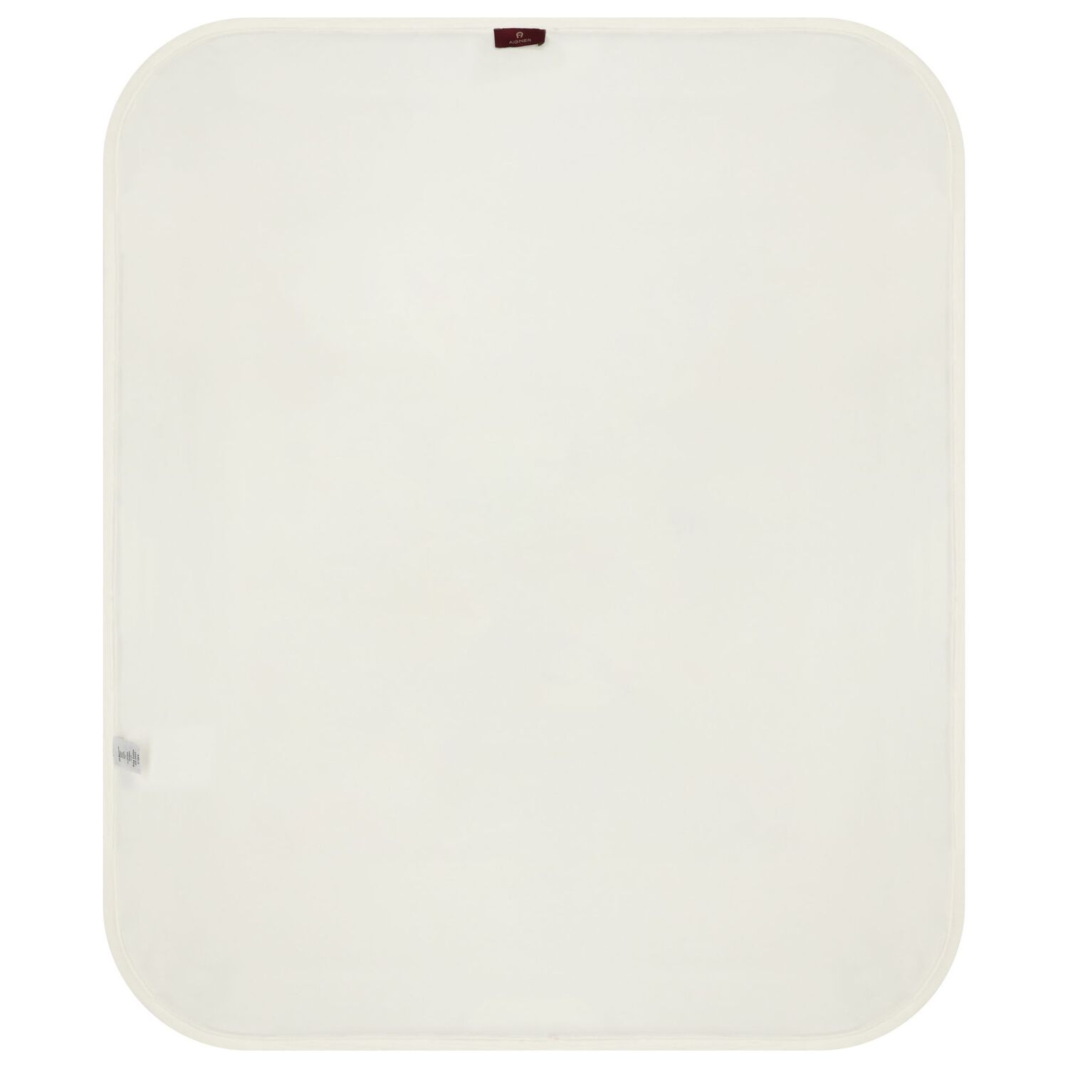 Baby Girls Ivory & Gold Logo Blanket, 1, hi-res