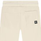 Boys Beige Logo Joggers, 1, hi-res