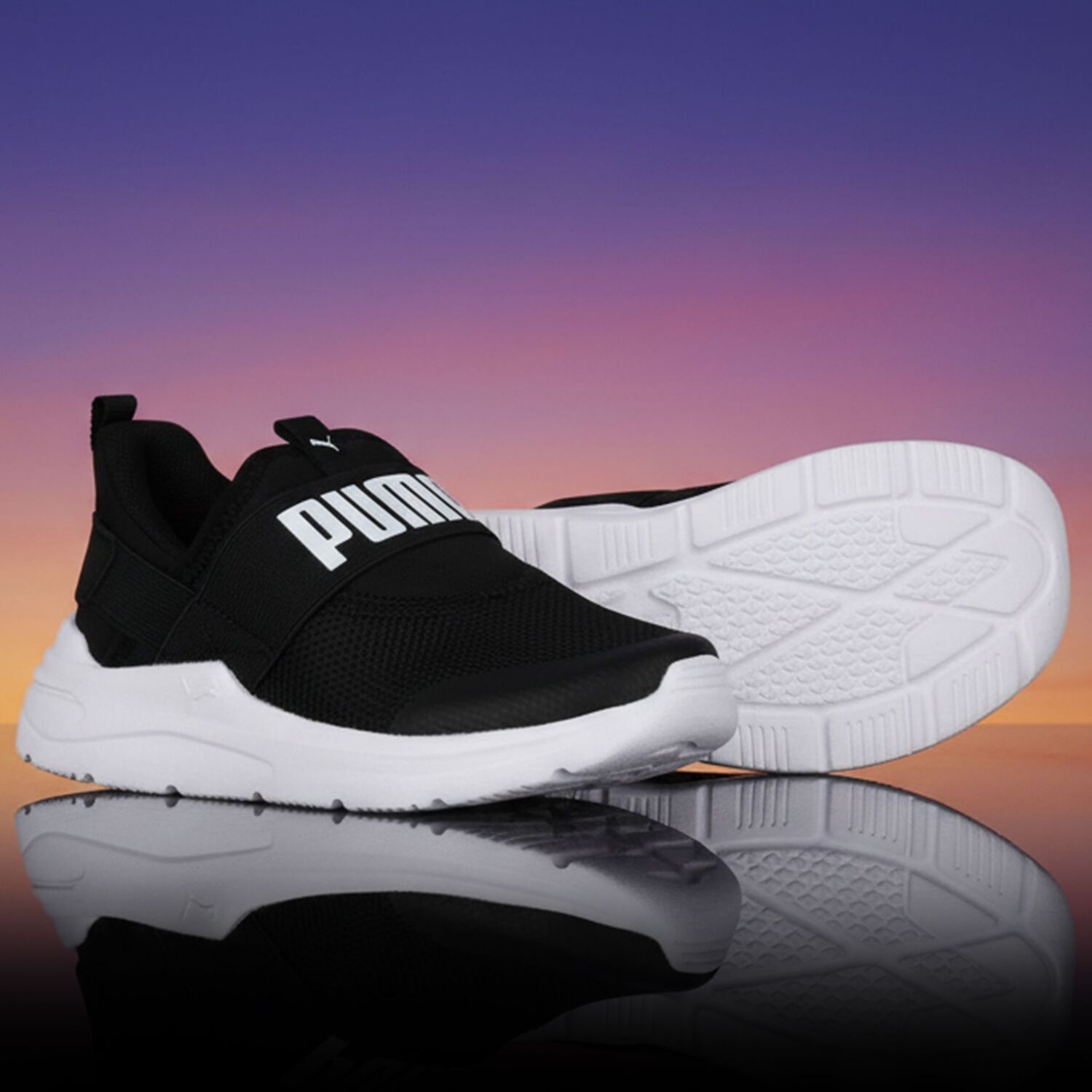 Black Soft Wired 2 Sliptech Trainers, 1, hi-res