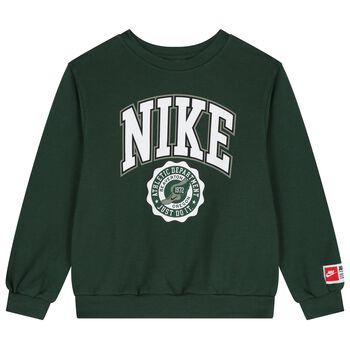 Nike Kids Boys Green Logo Sweatshirt, 1 Boys Green Logo Sweatshirt