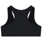 Girls Black Teddy Bear Logo Bikini, 2, hi-res