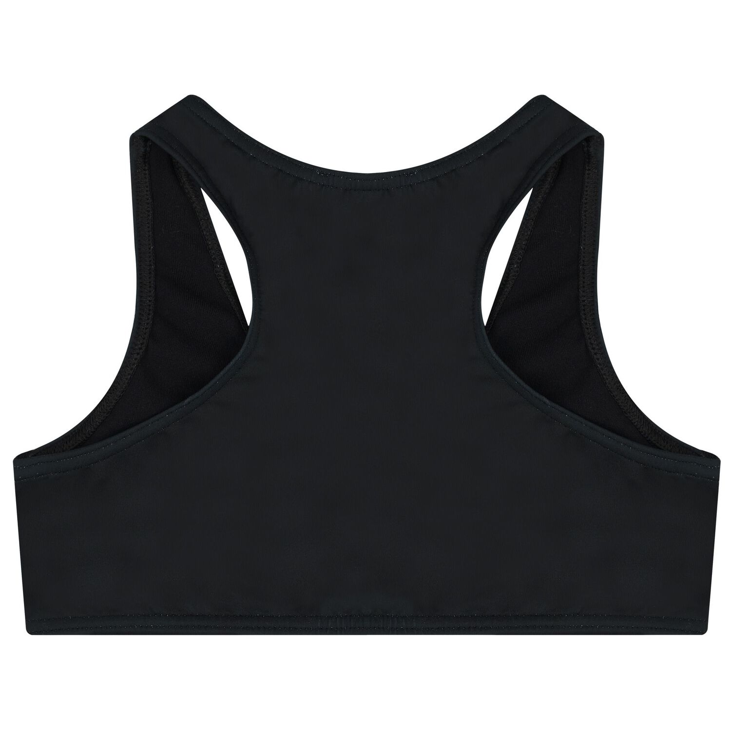 Girls Black Teddy Bear Logo Bikini, 2, hi-res image number null