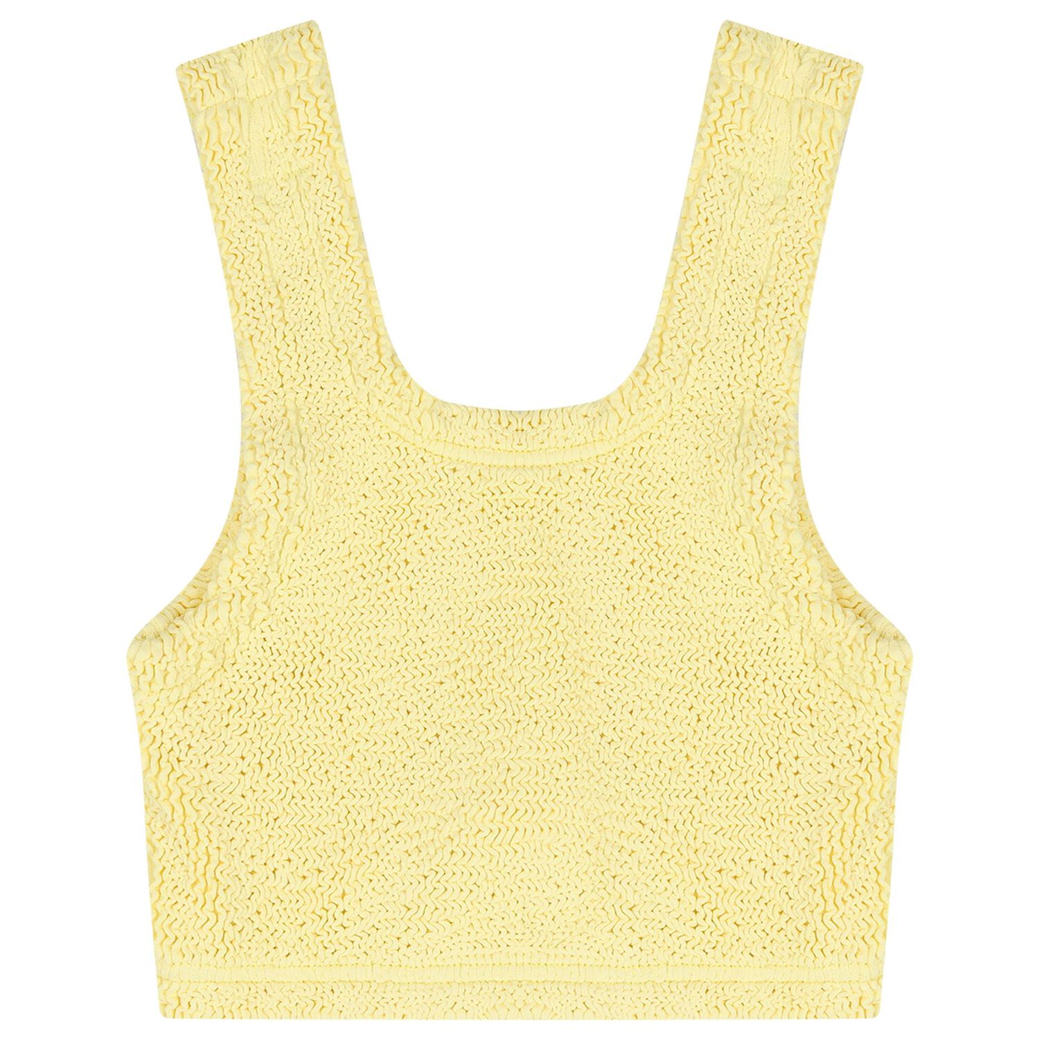 بيكيني مجعد باللونين الاصفر و الازرق للبنات , 3, hi-res