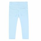 Boys Blue Cotton Trousers, 1, hi-res